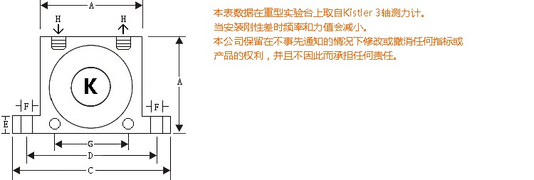 K系列振动器尺寸图